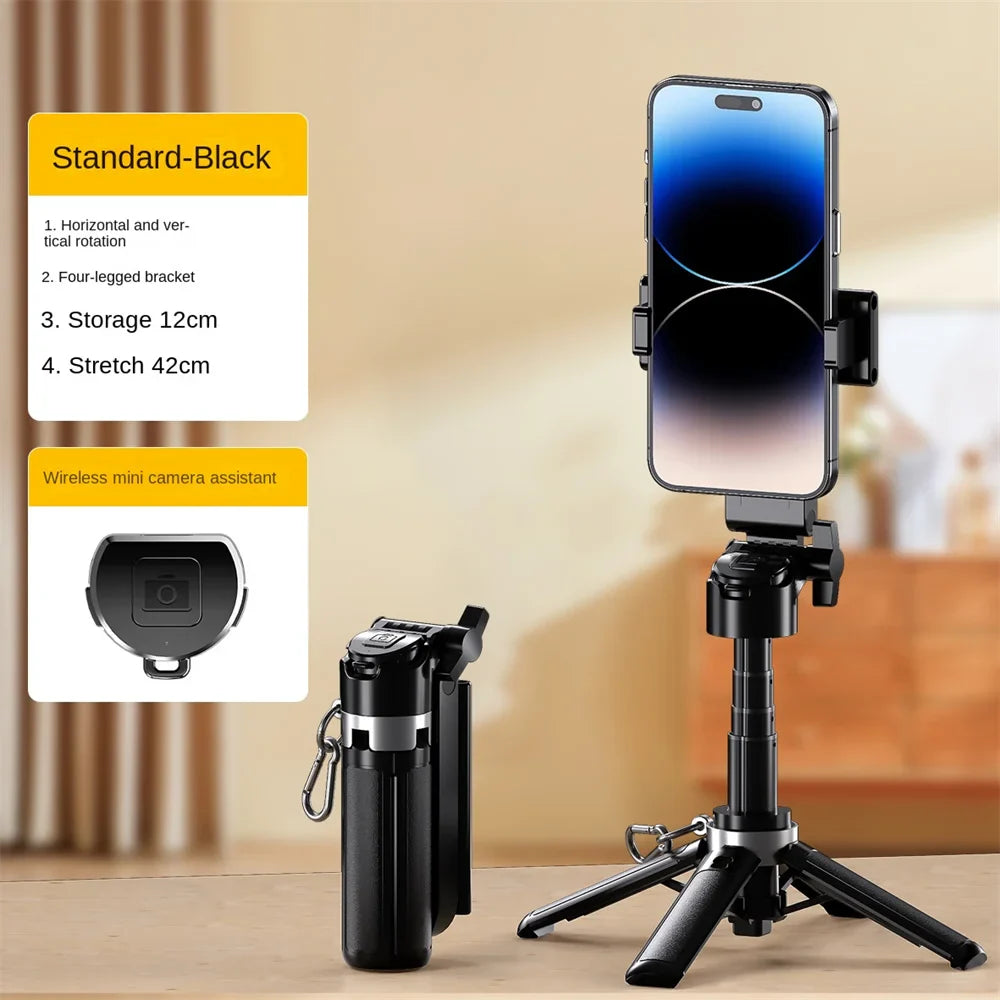 Roreta 2025 new Selfie Stick Tripod Extendable Wireless Bluetooth Remote Portable Smartphone Stand Mount For iOS Android Phone