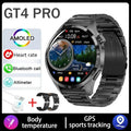 2025 Original Watch 4 Pro Men Women Full Touch Screen GPS Sport Fitness Watch Man IP67 Waterproof Bluetooth For Android IOS NWE