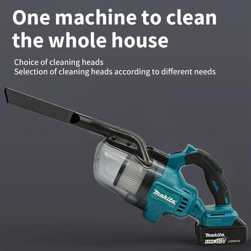 Makita Electric Vacuum Cleaner Handheld Cordless Vacuum Home Car Dual Use Portable High Power Cleaning Tool for Makita Battery