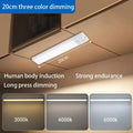 Night light LED Cabinet Light USB Rechargeable Motion Sensor Light Suitable For Kitchen Wardrobe Cabinet Lighting 30cm/40cm/50cm