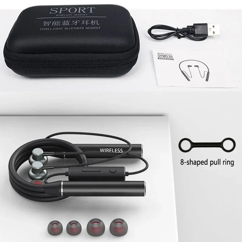 Wireless Headphones Neckband Bluetooth Earphone With Microphone Long Battery Auriculares High Quality Headset Sport For TF Card