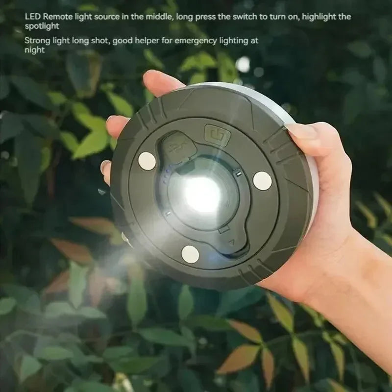Camping Lamp LED Strip Atmosphere 10M Length 2 Color Emergency Recyclable Light Belt Outdoor Garden Decoration Lamp Tent Room