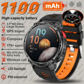 2026 New T-Rex3 Pro GPS Tracker Smartwatch Men 120-Day Standby 1100mAh Clock Rugged Outdoor Sport 10ATM Waterproof Call Watches