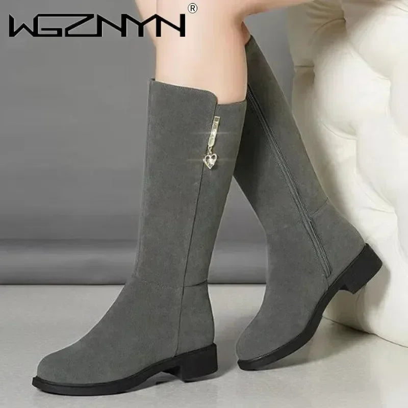 Thigh High Warm Snow Plush Snow Boots