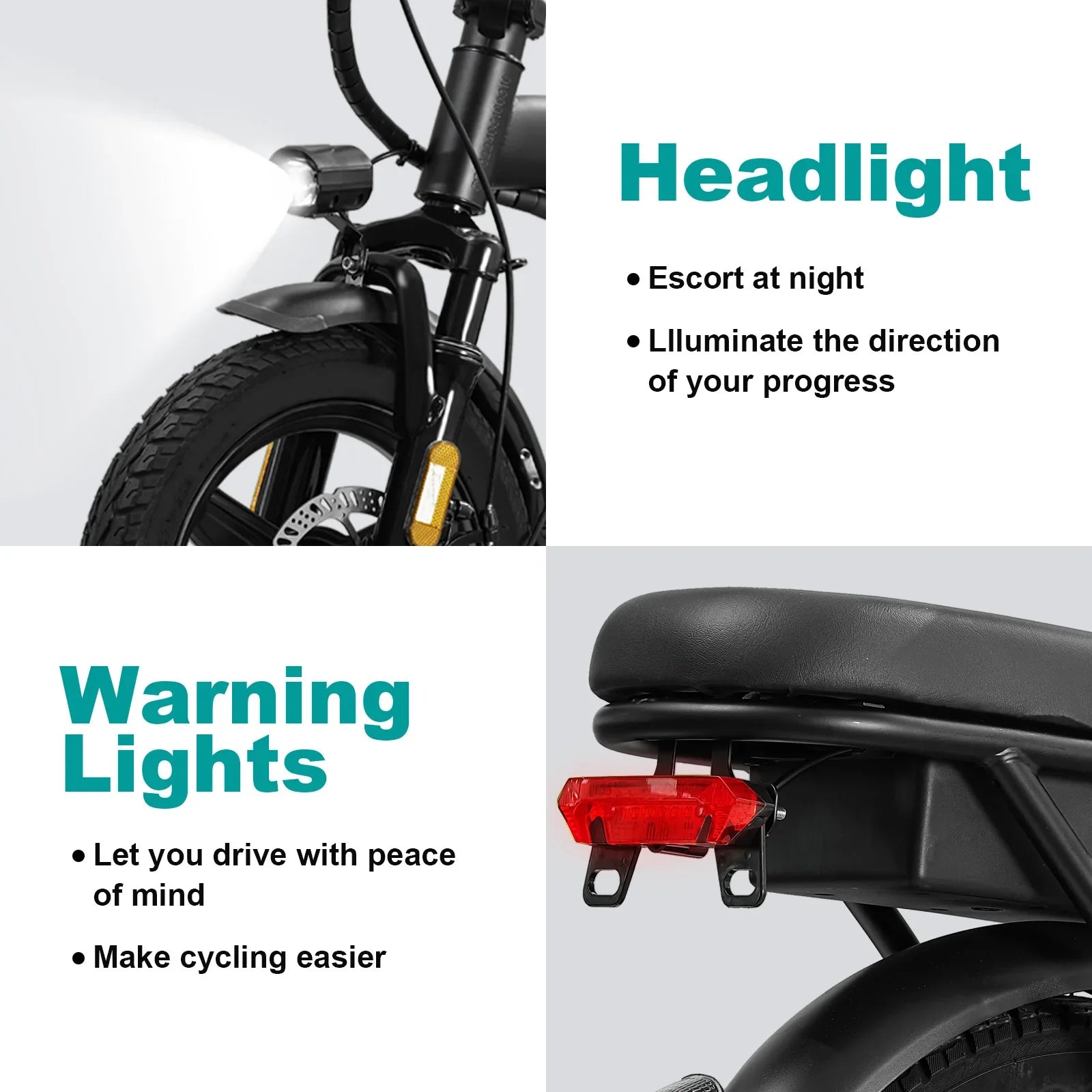 14-inch electric bike, easy to fold, adult commuter electric bike, 500W motor, removable battery, 20-mile maximum range
