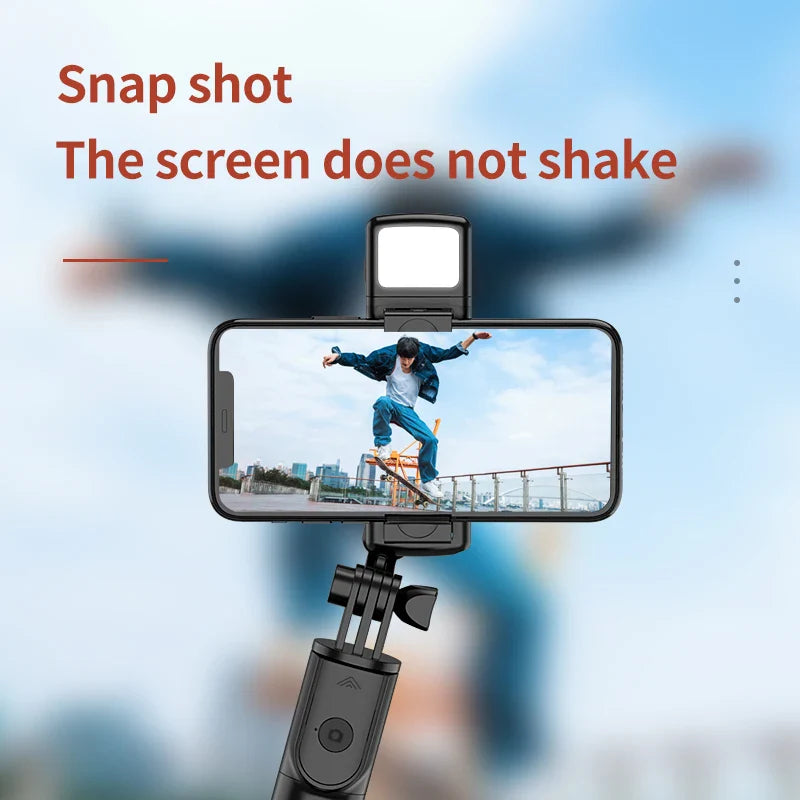 3 In 1 Wireless selfie stick Tripod With Fill Light Bluetooth Shutter Remote Control Portable Foldable Monopod For Smart Phone