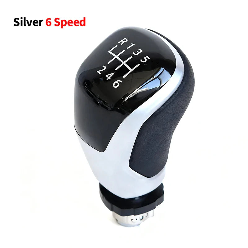 12mm 5 6 Speed Car Shift Gear Knob Lever For Audi A4 B6 B7 B8 A6 A3 VW Golf Polo Bora Passat Ibiza 6J Seat Leon Mk1 Skoda