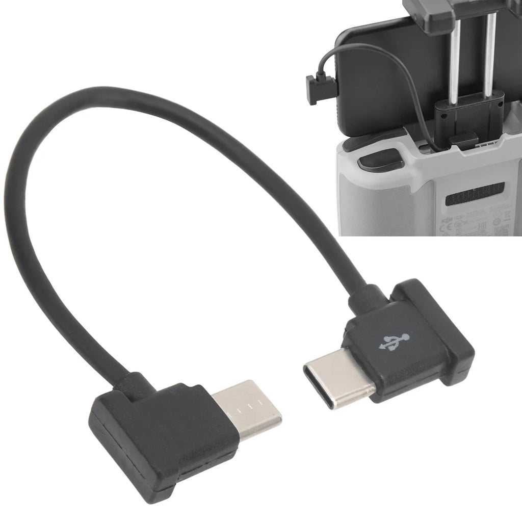 15cm Remote Controller Data Cable Type‑C to Type‑C for DJI Mavic Air 2/ 2 Drone Data Cable Drone Remote Control Cable