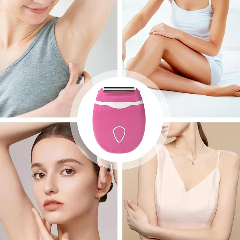 Electric Shaver For Women Electric Razor For Womens Bikini Legs Underarm Portable Trimmer Waterproof Without Black Spot SkinCare