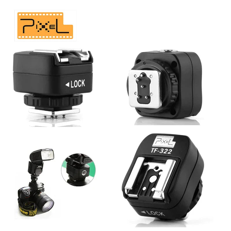 PIXEL TF-322 hot shoe adapter suitable for Nikon camera to Canon Shenni Yongno single point flash conversion