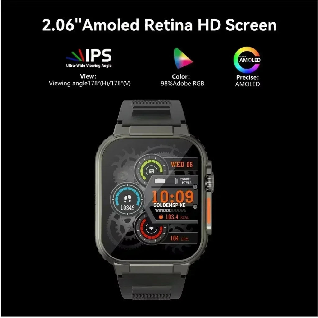 New 5G Smartwatch Ultra Ai3 Android 180° Rotating Camera 4G sim card Call Google Play GPS WIFI Amoled HD Display Smart Watch Men
