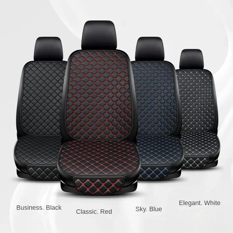 Universal Pu Leather Car Seat Cover Seat Back Soft Cushion Minimalism Seat Cushion Chair Carpet Pad Auto Interior Accessories