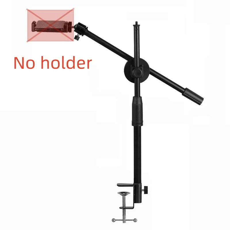Roreta new Horizontal Tripod for Phone Smartphone Table Overhead Stand for Mobile Cellphone Filming Photography Articulated Arm