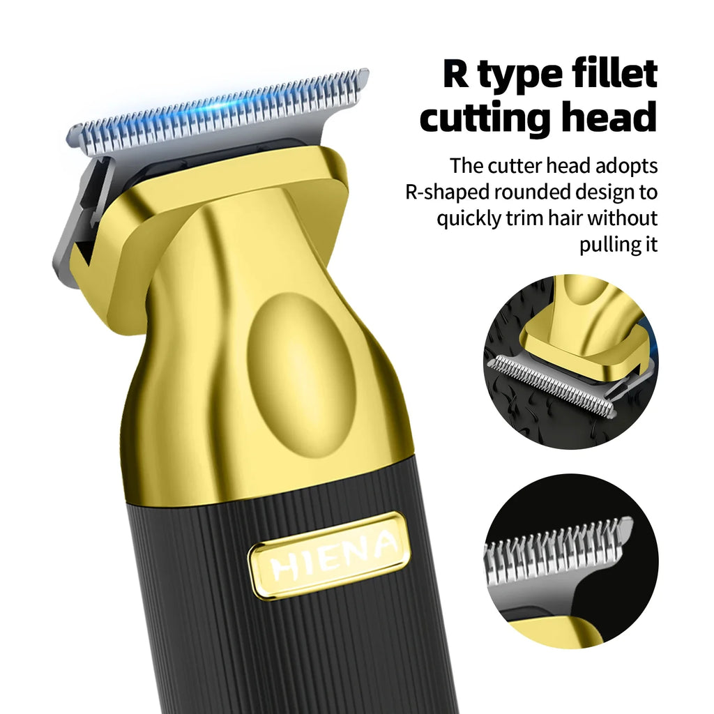 Professional Beard Hair Trimmer For Men Electric Razor and Sideburn Trimmer for Men Rechargeable USB with Display Body Beard