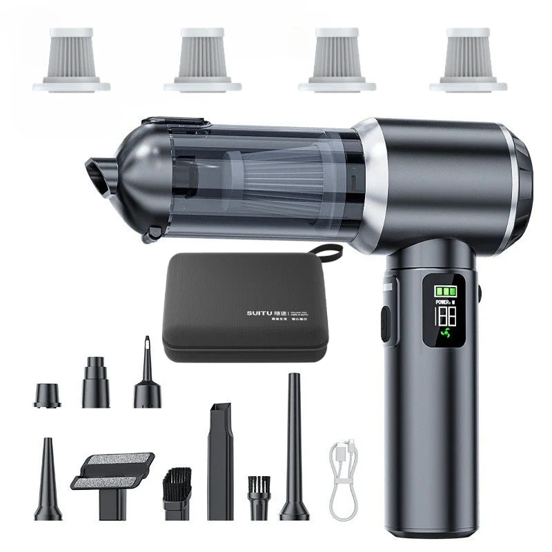 Car Vacuum Cleaner High Power Portable Handheld Wireless Brushless Motor Cleaning Machine Powerful Air Duster for Home Appliance