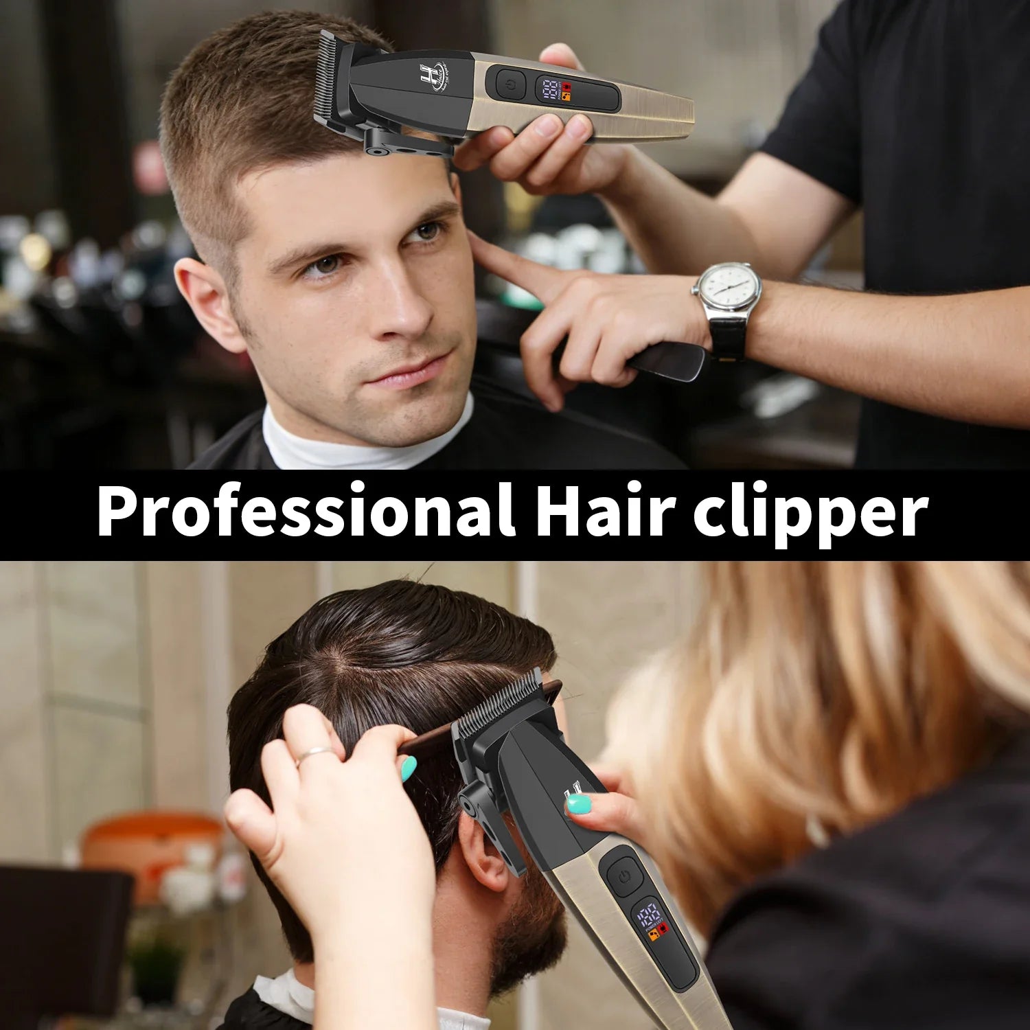 HNICE Hair cutting machine hair trimmer for men Professional Electric Hair Clippers Salons Barbershop Rechargeable accessories