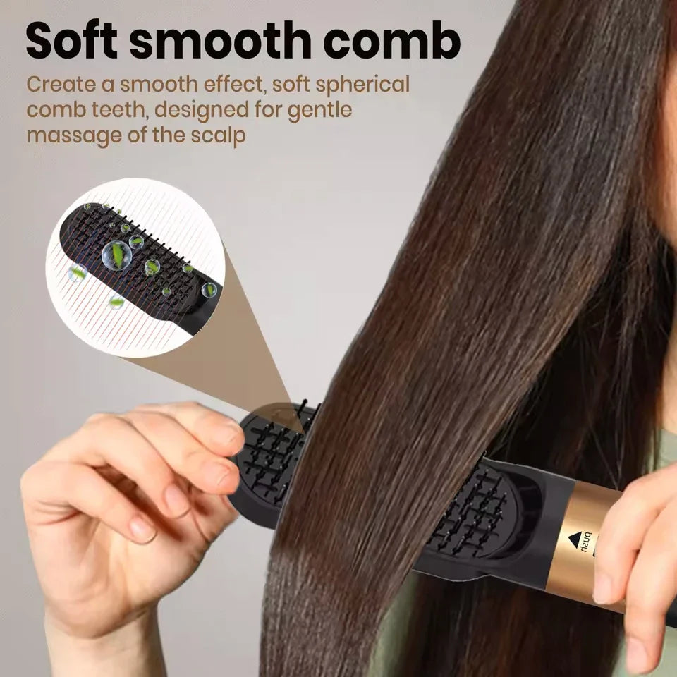 5 In 1 Styling Hair Dryer Electric Comb Negative Ion Professional Automatic Comb Curly Hair Straight Hair Comb Styling Tool