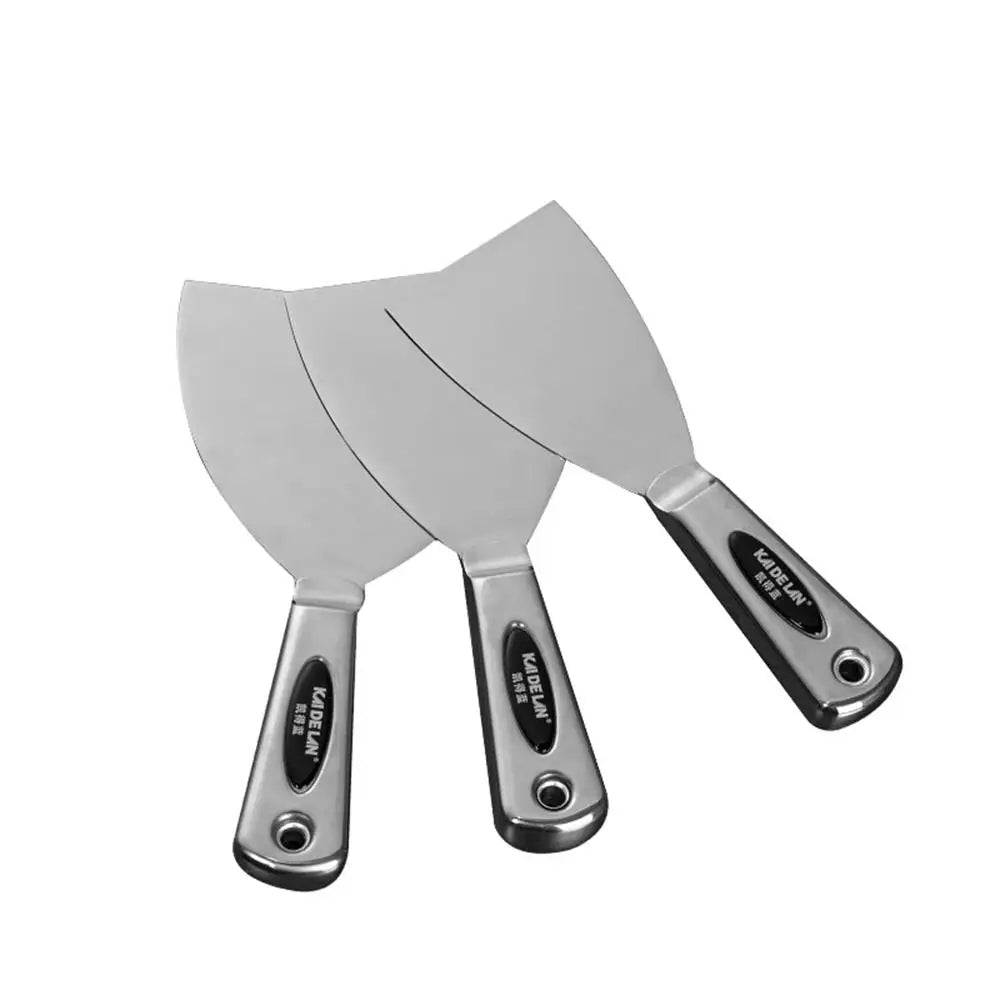 Stainless Steel Integrated Putty Knife Drywall Skimming Blade Smoothing Painting Finishing Filling Spatula Plastering Tools