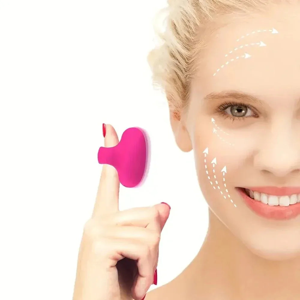 Pocket Mini Ring Face and Eye Massager Portable USB Charging Waterproof Face Eyes Body Relieve Fatigue Facial Skin Care Tools