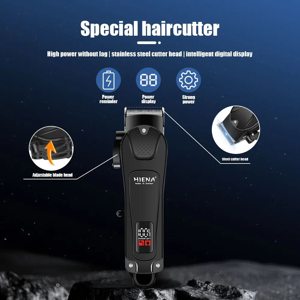 Hair Trimmer New Professional Cutting Machine Electric Shaver Hair Trimmers With LCD Display Men's Hair Clipper