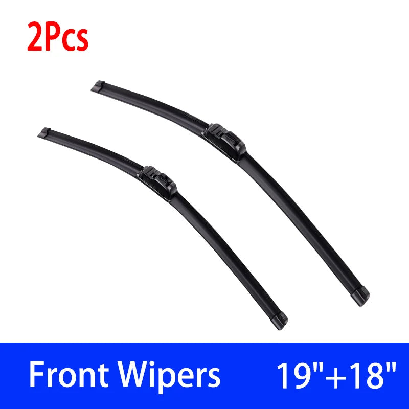 For BMW MINI Cooper R50 R53 2001-2006 Car Front Wiper U-Shape Soft Rubber Boneless Wiper HD Silent Durable Wiper 19"+18"