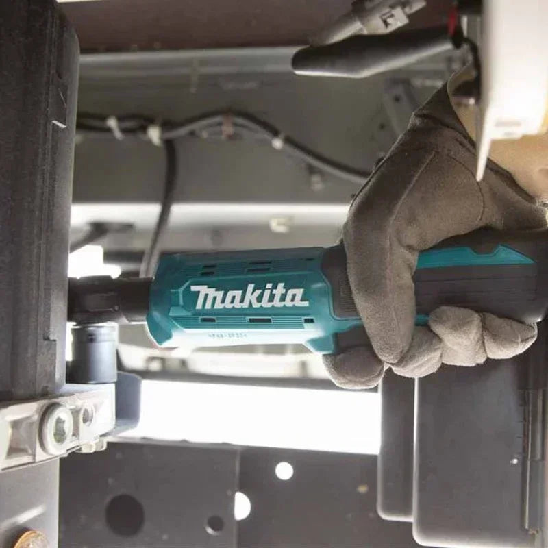 MAKITA DWR180Z 18V Cordless Ratchet Wrench 6.35mm Drive High-Torque 47.5 N·m Angle Socket Tool for Industrial & Auto Use