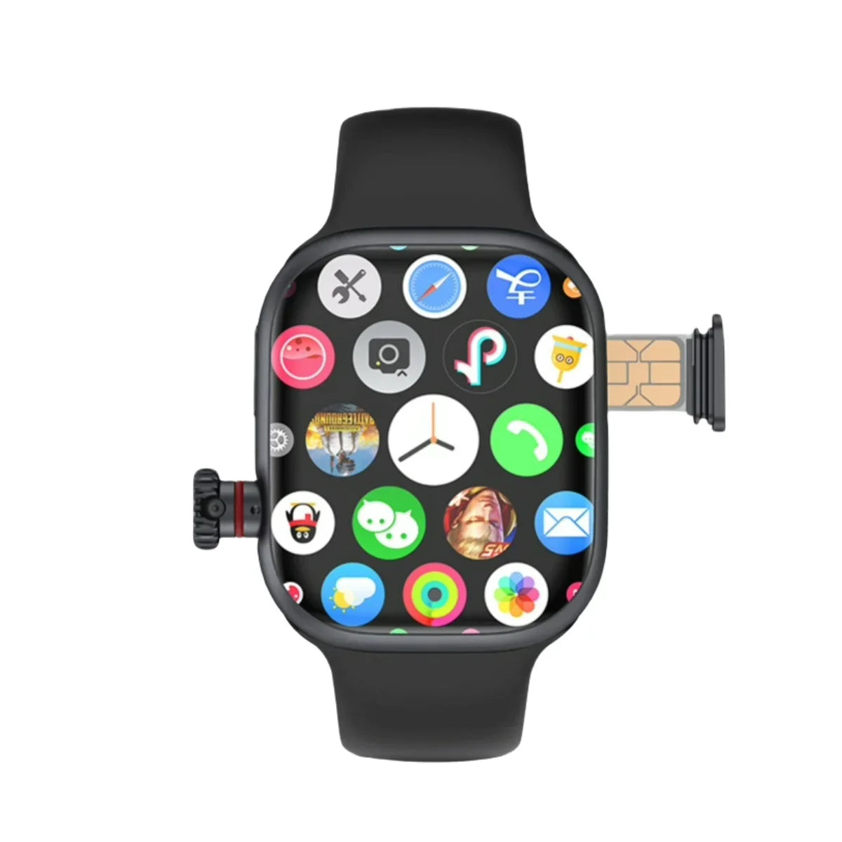 CD99 watch X 5G smartwatch 2.29inch AMOLED 5G LTE smart watch with 180 ° rotary camera GPS WiFi SIM card slot health monitoring
