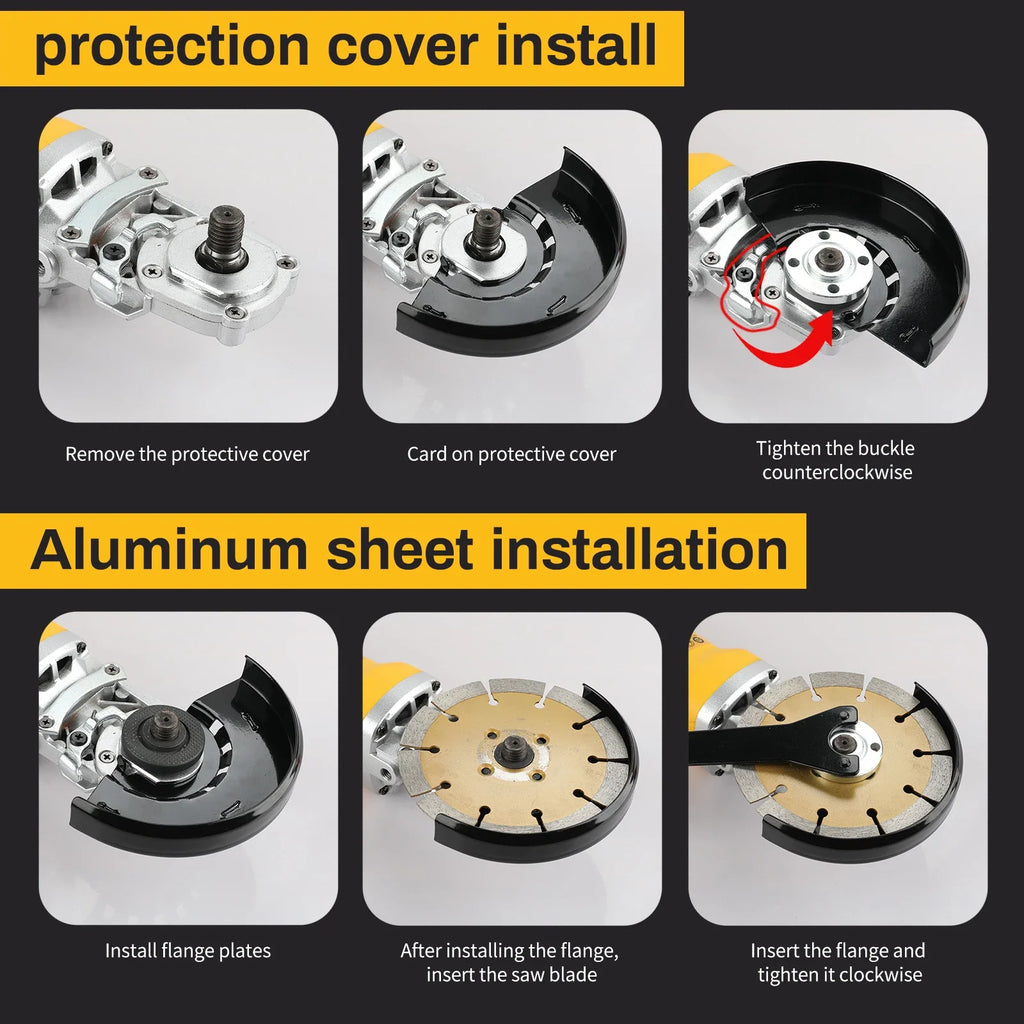 DEWALT DCG405FN/NT 18V 125MM Brushless Flat Head Angle Grinder 9000RPM E-Clutch Industrial Cutting Polishing Bare Tool