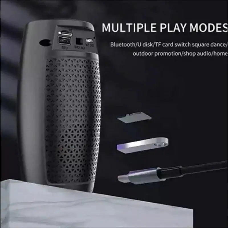 TWS Shocking Heavy Bass Outdoor Portable Wireless Bluetooth Speaker Household Small Speaker High Volume Subwoofer
