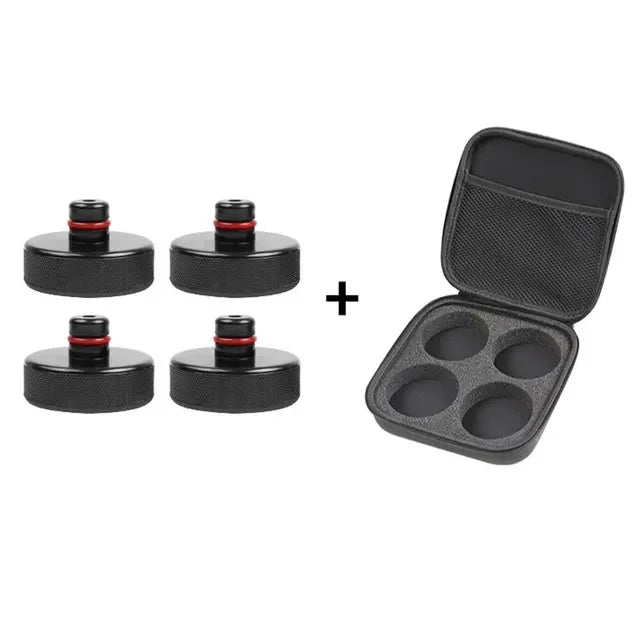 4pcs For Tesla Model X/S/3 Black Rubber Jack Lifting Point Pad Adapters Premium Styling Enhanced Protection Easy Jacking Amagi