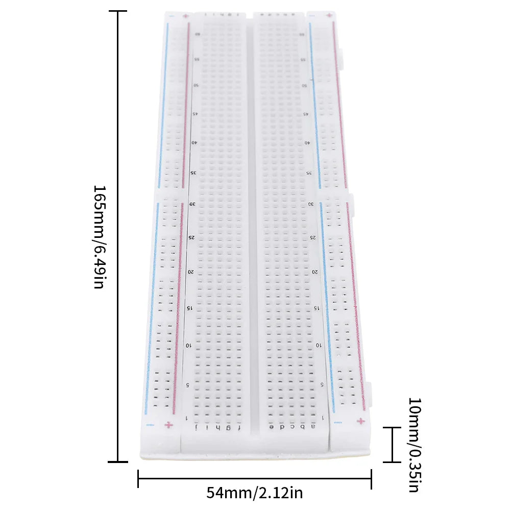 10-1PC MB-102 Prototype PCB Solderless Breadboard Solderless Breadboard Protoboard Circuit PCB DIY Kits