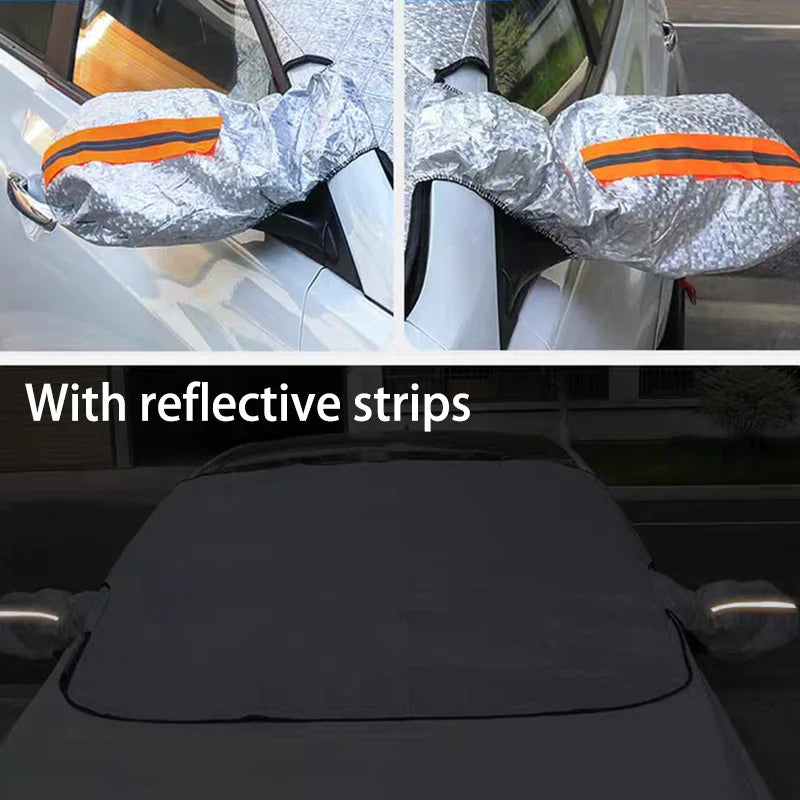 1Pc Car Windshield Snow Anti-UV Shield for Winter Car Cover Front Window Anti Ice Frost Outdoor Protection Car Cover