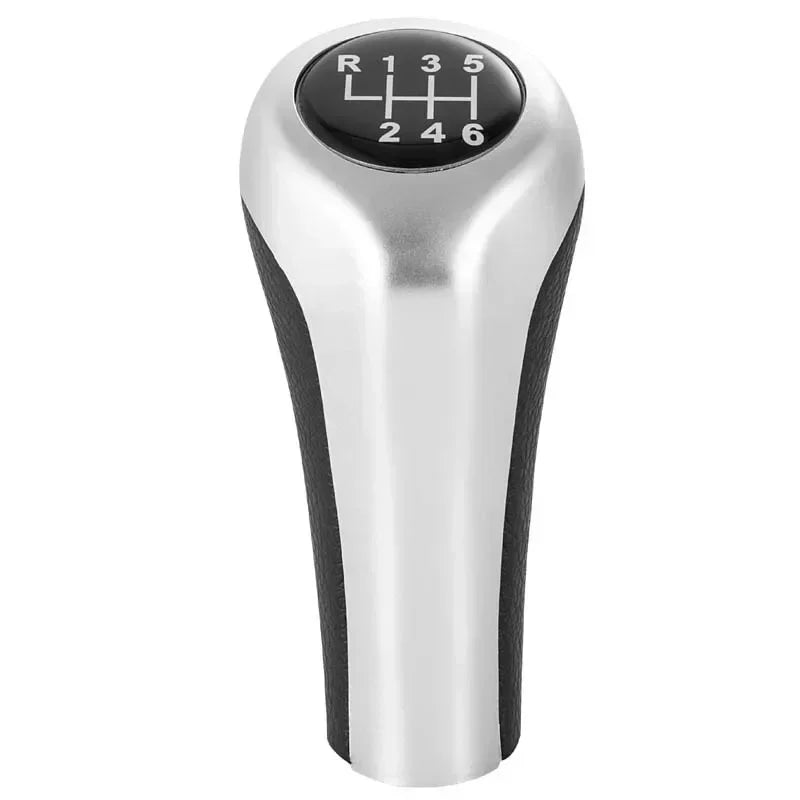 For BMW 1 3 5 6 Series E46 E53 E60 E61 E63 E65 E81 E82 E83 E87 E90 E91 E92 X1 X3 X5 Matt Chromed Gear Shift Knob 5 / 6 Speed