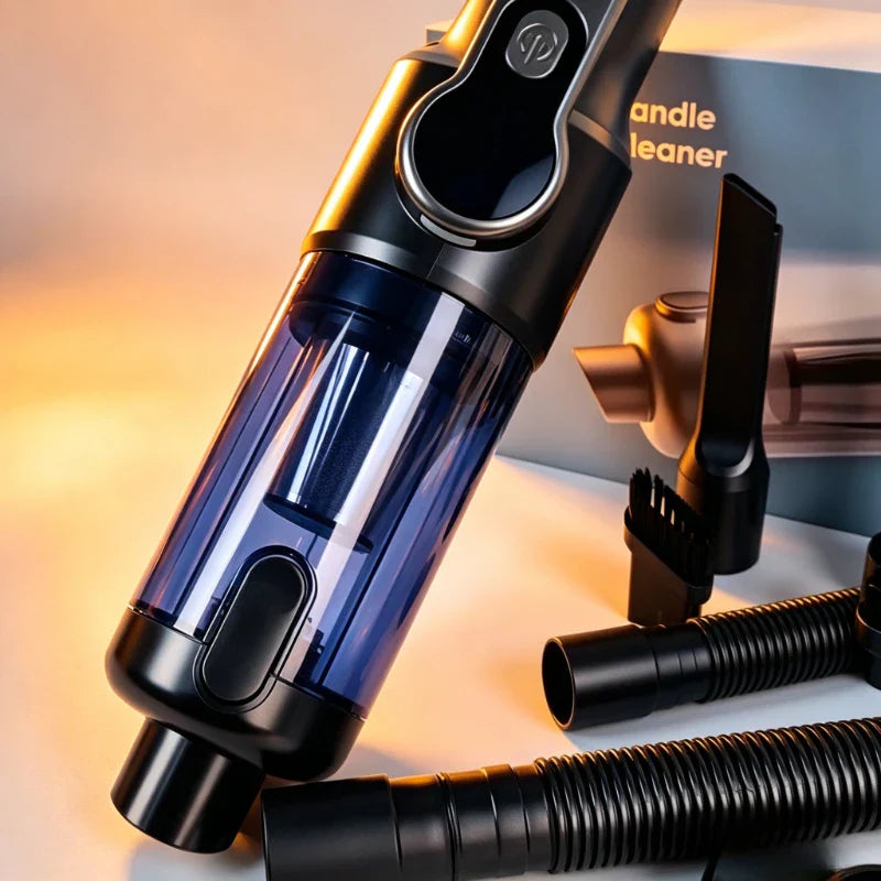 Car vacuum cleaner wireless one-button dust dump high-power portable vacuum cleaner large suction mini handheld vacuum cleaner