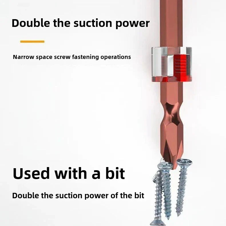 6.35 Multi Purpose Screwdriver Handle 6.35 10 Piece Set S2 Universal Cross Shaped Quick Magnetic Suction Portable