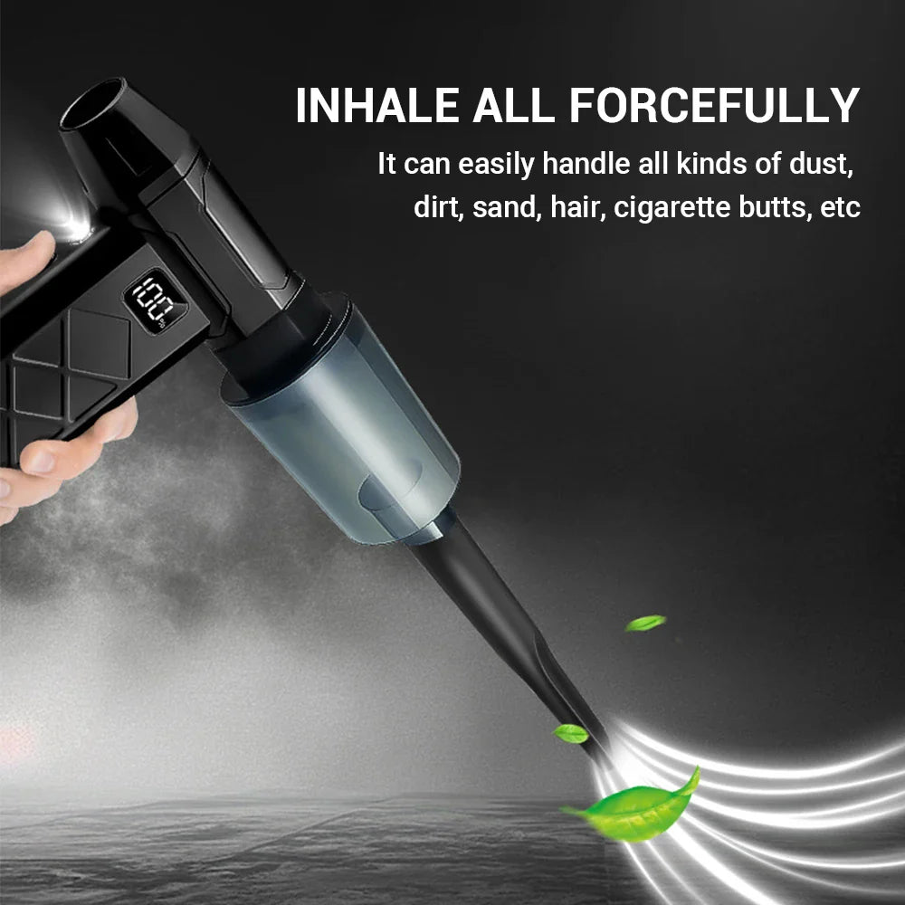 130000RPM Powerful Air Blower 5-Gear Speed High-Power Brushless Turbo Fan Jet Cordless Electric Air Duster For Keyboard Cleaning