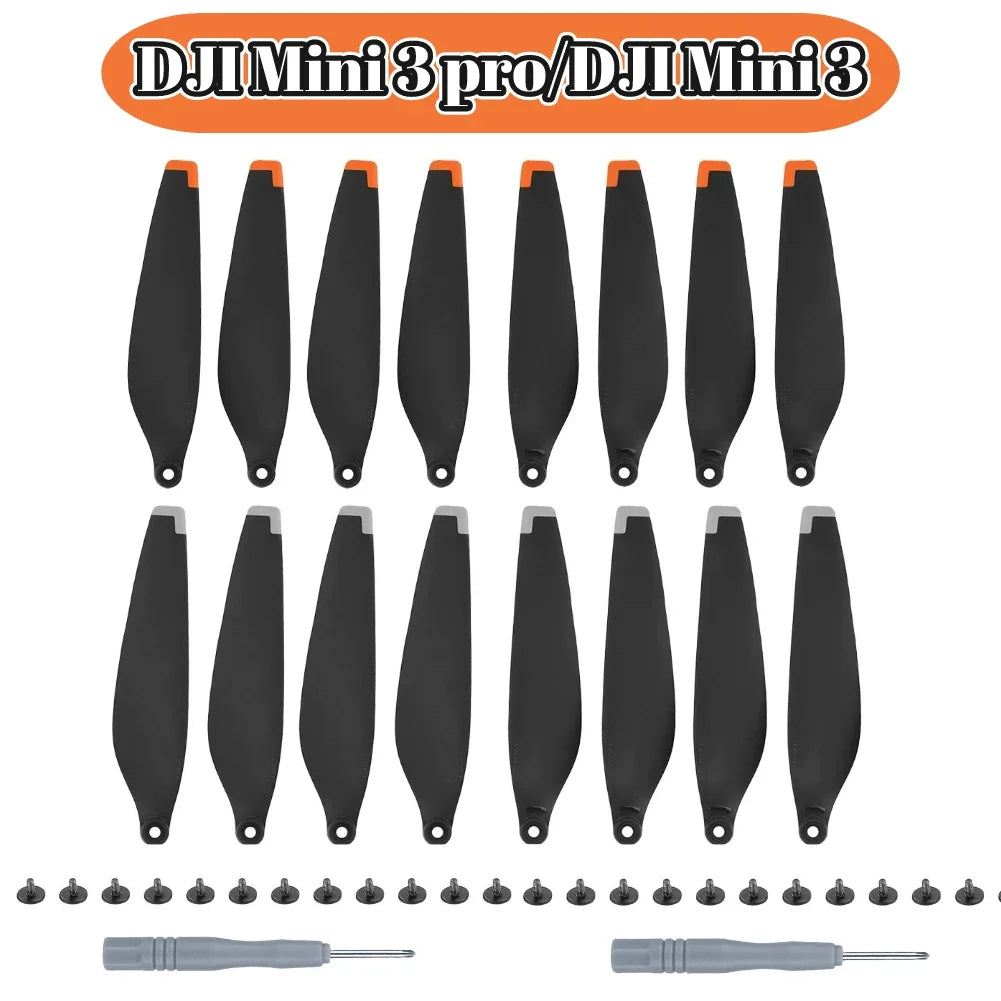 8X Precise&Flexible Propellers for DJI Mini 3/3 Pro Props Blade Replacement Light Weight Wing Fans Spare Parts Drone Accessories