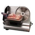 220V Electric Meat Slicer, Commercial Mutton Beef Lamb Cutter, Automatic Vegetable & Bread Slicing Machine, Stainless Steel Food