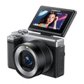 5K 80MP Digital Camera For Photography 18X AF Vlog Camcorder Livestreaming WIFI Webcam Dual Lens Selfie Camera 180° Flip Screen