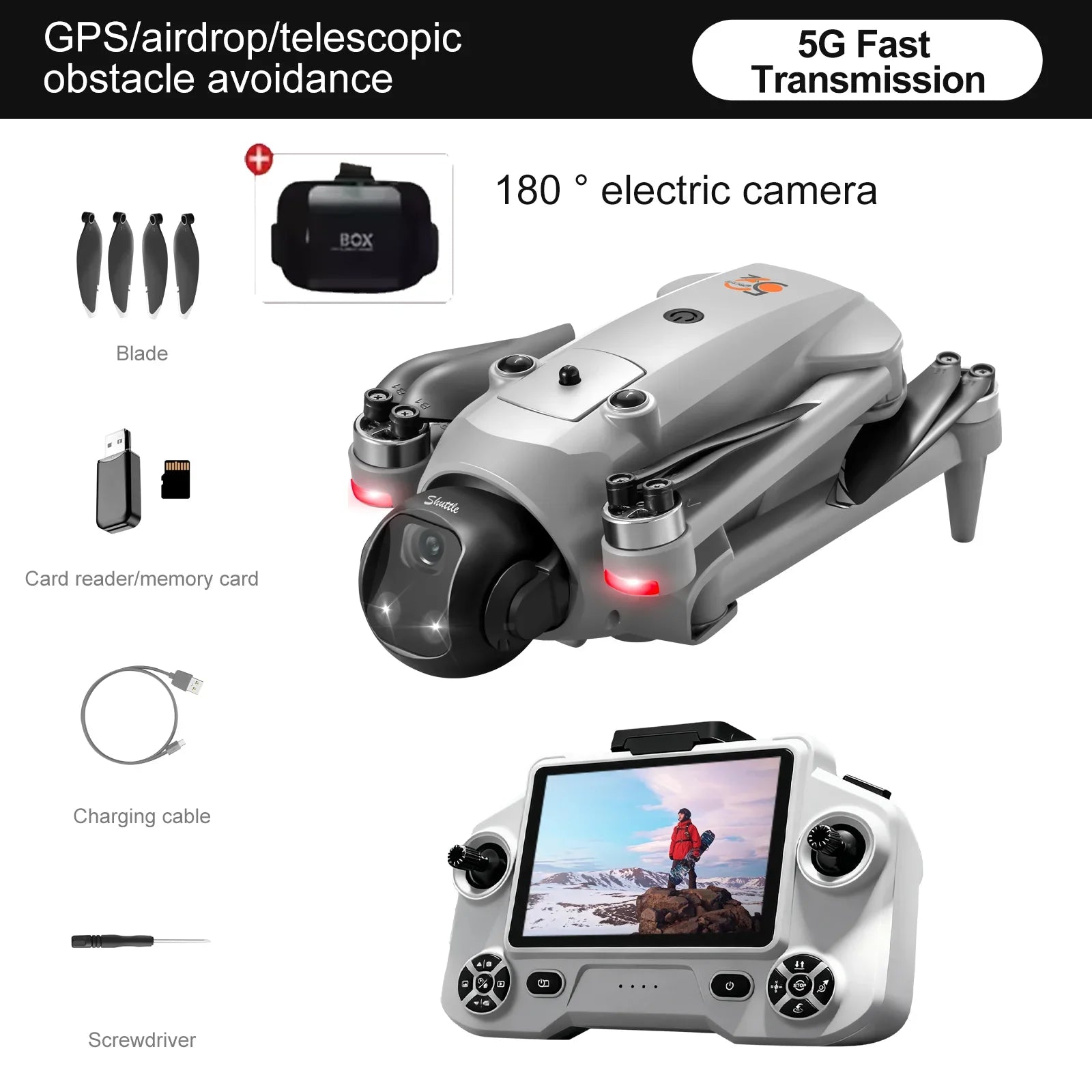 NEW YL059 Mini Drone 8K HD Camera Foldable Quadcopter 5G WiFi FPV Altitude Hold Headless Mode One Key Return RC Drone Toys Gifts