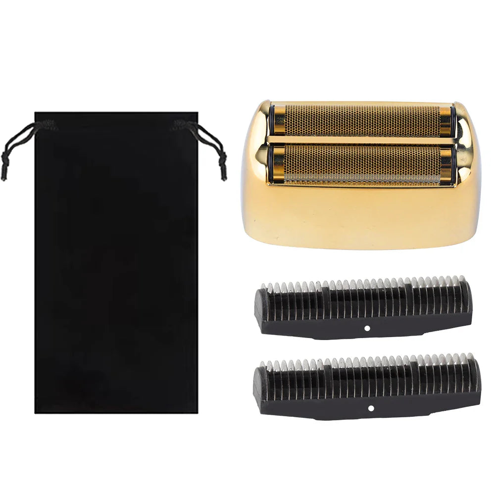 Professional Barber Shaver Double Replacement Foil Head Cover And Cutter blade For HIENA -809 machine Cordless Foil Shaver
