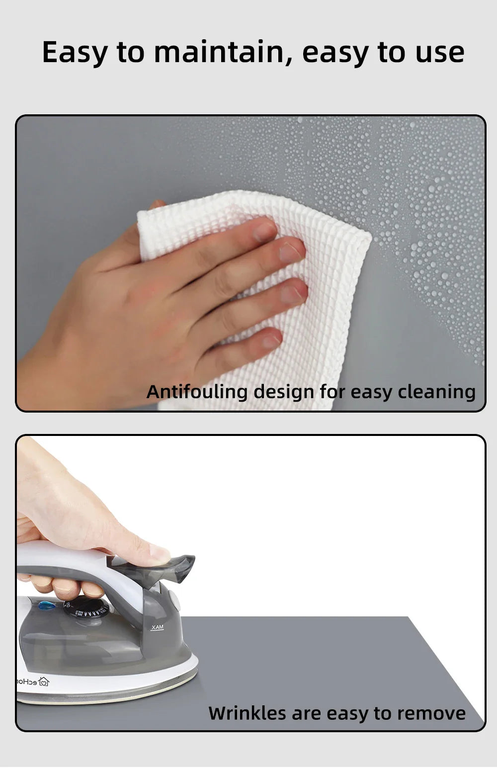 Metal anti glare screen, simple version, 30~133 inches, no need for punching installation, high-definition 4K projection screen
