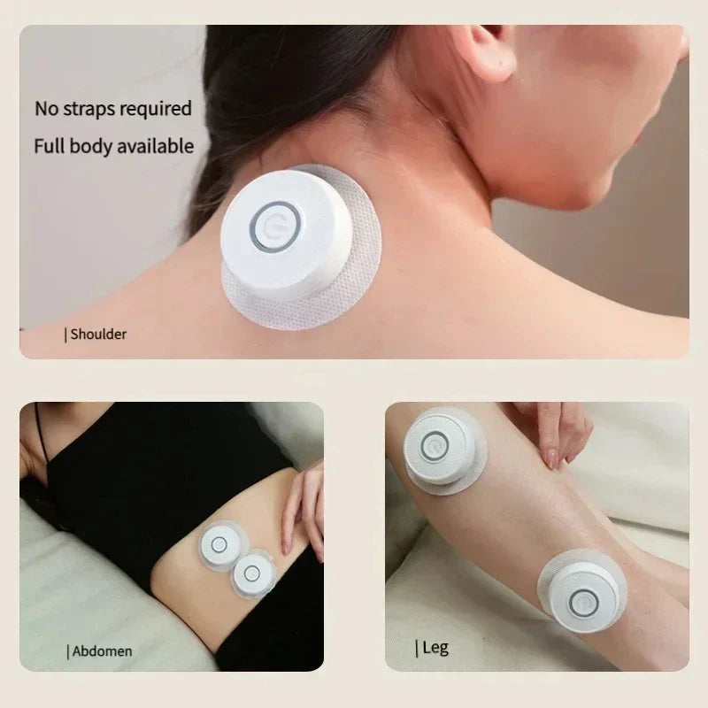 50PCS Intelligent Moxibustion Device Smokeless Intelligent Quick Heat 3 Gears Portable home Relieve Fatigue Pain HealthCare Gift