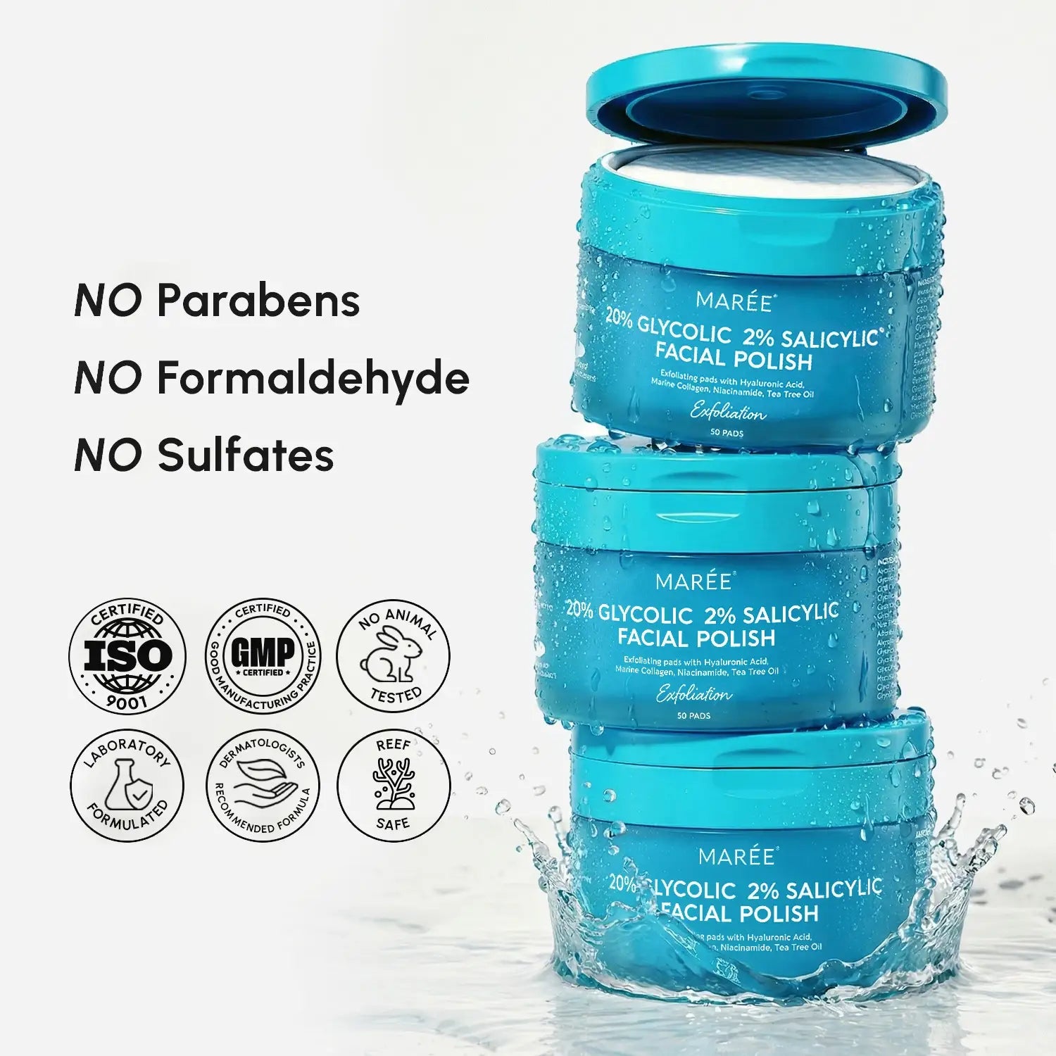 Glycolic & Salicylic Acid Peel Pads