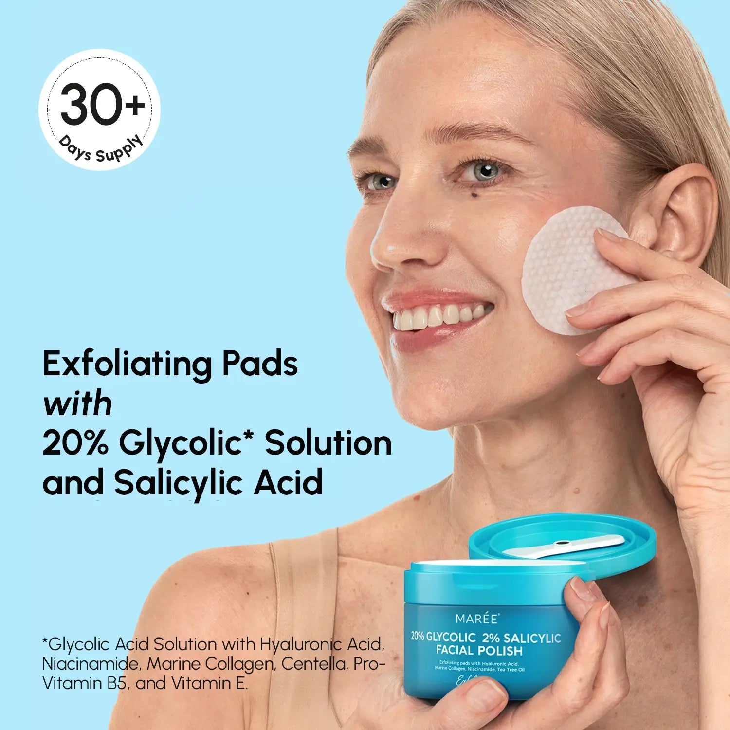 Glycolic & Salicylic Acid Peel Pads