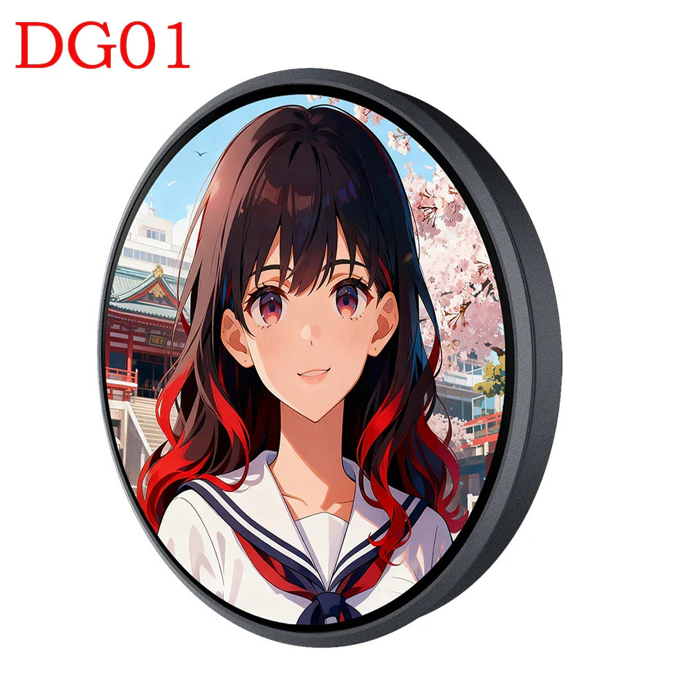 Anime Blue Tooth Electronic Badge Video Playing Rainbow Support Light Picture Dynamic Carousel Bidirectional Transmission Brooch