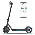 HiQiS V10 E-scooter 500W Motor 36V 10.5Ah 25 MPH Speed 22 Mile Range Foldable E-scooter 10 Inch Air Tire Electric Scooter