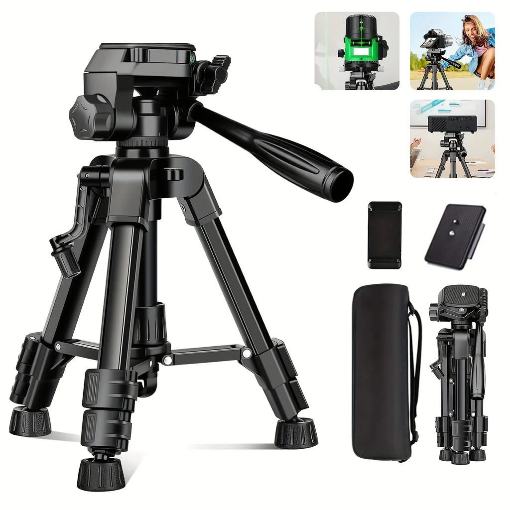 Mini Tripod for Camera, 25inch Aluminum Tabletop Camera Tripod, Portable Travel Tripod , for Cameras, Projectors, Spotting Scope
