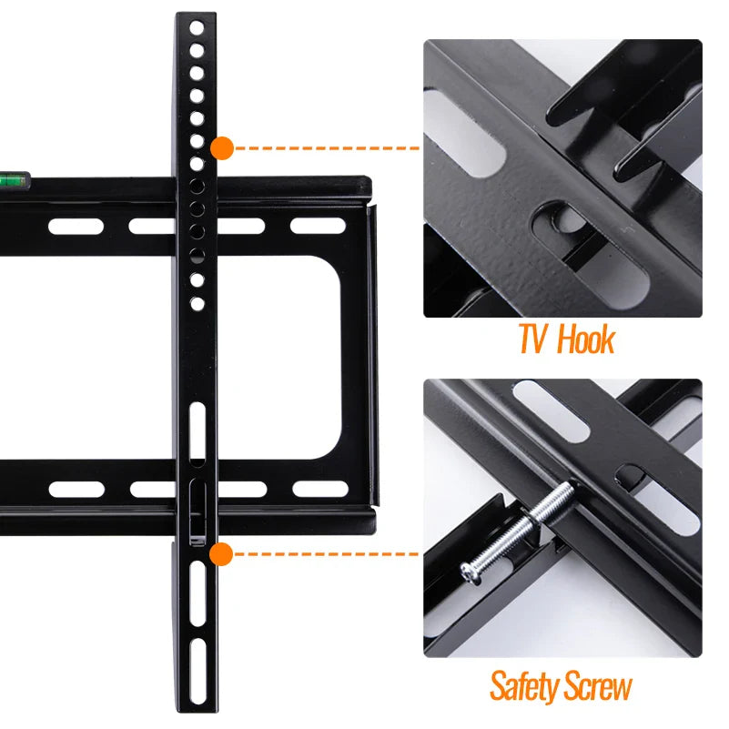 Universal Fixed TV Wall Mount Bracket Fixed Flat Panel TV Stand Holder Frame for 14-32 Inch Plasma TV HDTV LCD LED Monitor