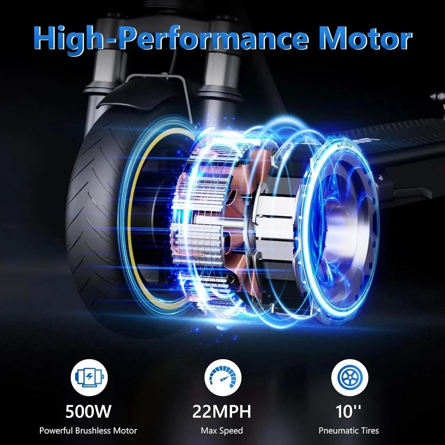 AOVOPRO ESMAX Electric Scooter 500W 22mph Adult APP Smart Scooter 28miles Shock-absorbing Anti-skid Folding Electric Scooter